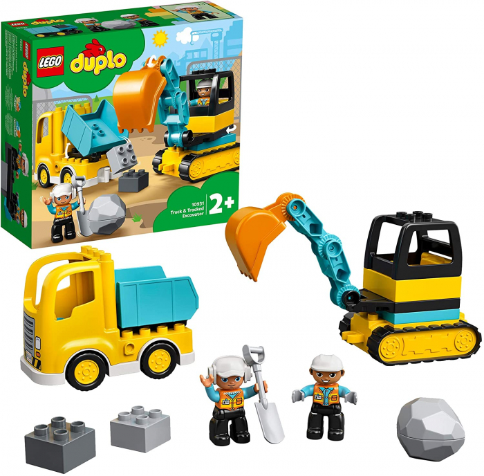 LEGO DUPLO Camion și Excavator pe Senile 10931 [7]