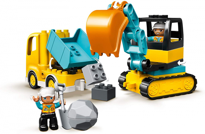 LEGO DUPLO Camion și Excavator pe Senile 10931 [2]
