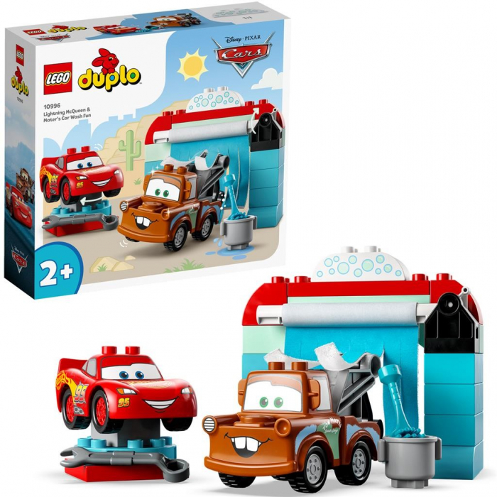LEGO Duplo Distracție la Spălătorie cu Fulger McQueen și Mater 10996 [6]