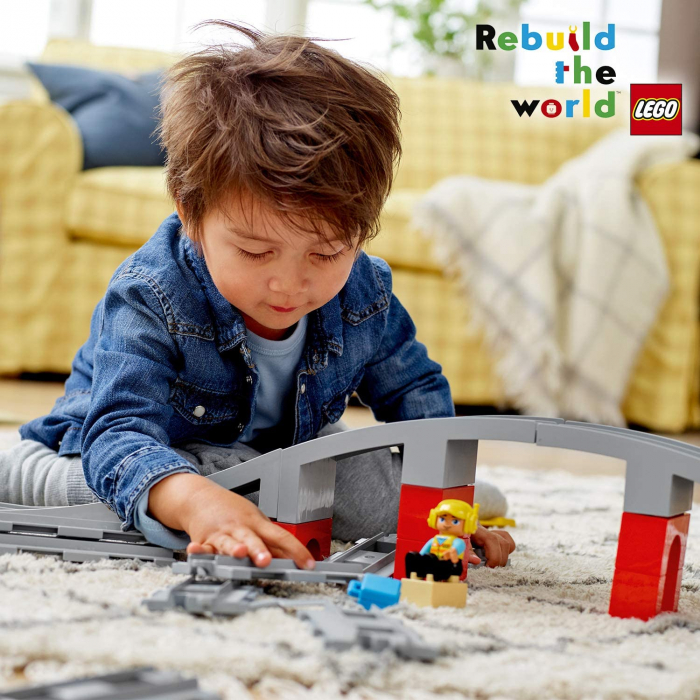 LEGO DUPLO Pod și Șine de Cale Ferată 10872  [3]