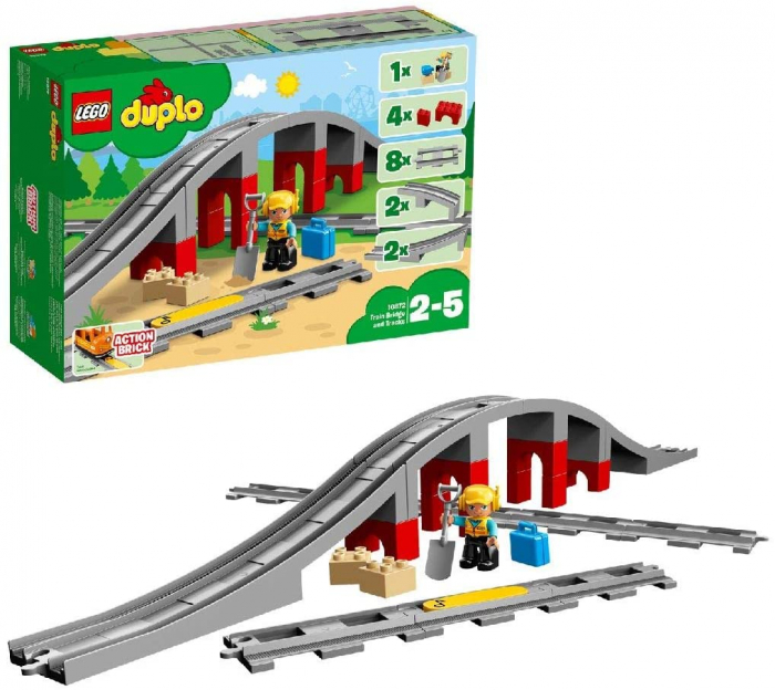 LEGO DUPLO Pod și Șine de Cale Ferată 10872  [5]