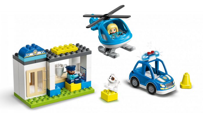 LEGO Duplo Secție de Poliție și Elicopter 10959  [8]