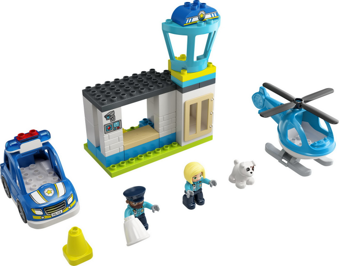LEGO Duplo Secție de Poliție și Elicopter 10959  [2]