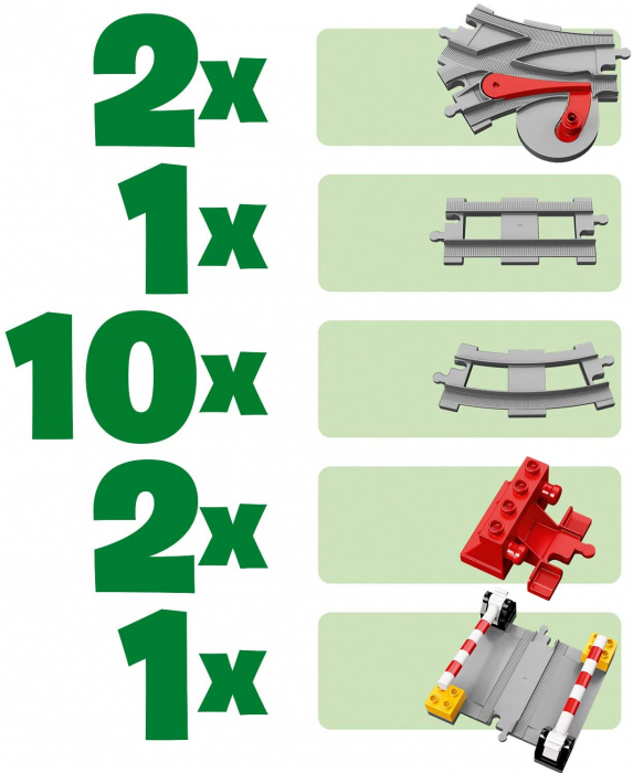 LEGO DUPLO Șine de Cale Ferată 10882  [6]