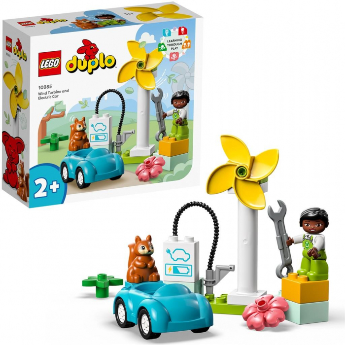 LEGO Duplo Tubina Eoliana si Masina Electrica 10985 [5]
