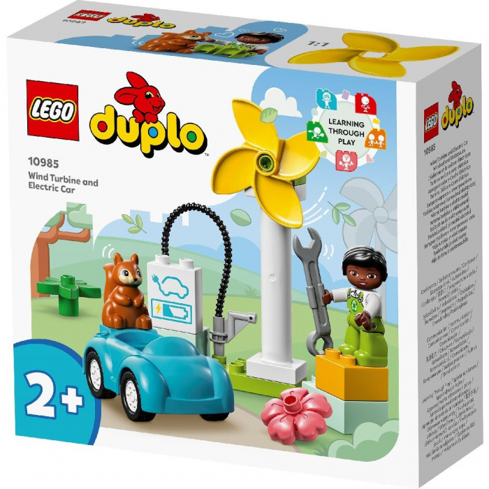 LEGO Duplo Tubina Eoliana si Masina Electrica 10985 [6]