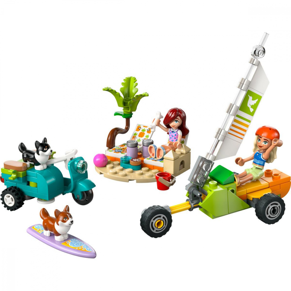 LEGO FRIENDS AVENTURI CU CATEI LA SURFING SI PE SCUTER 42641 [2]