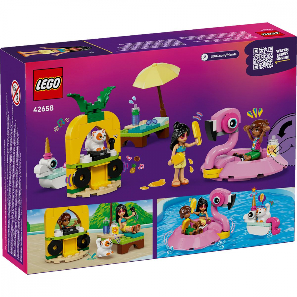 LEGO FRIENDS PETRECERE LA PISCINA CU UNICORNUL SI FLAMINGO 42658 [8]