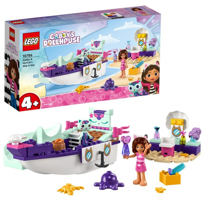 LEGO Gabby's Dollhouse Barca cu Spa a lui Gabby și a Pisirenei 10786  [6]