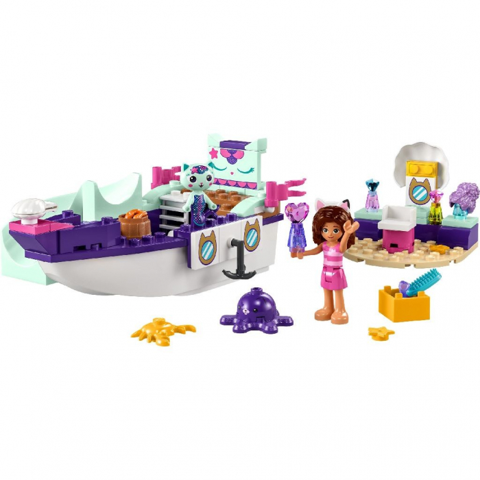 LEGO Gabby's Dollhouse Barca cu Spa a lui Gabby și a Pisirenei 10786  [2]