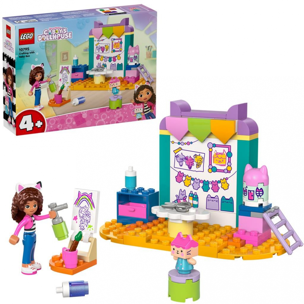 LEGO GABBYS DOLLHOUSE CREATII MESTESUGITE CU BEBE CUTIUTA 10795 [6]