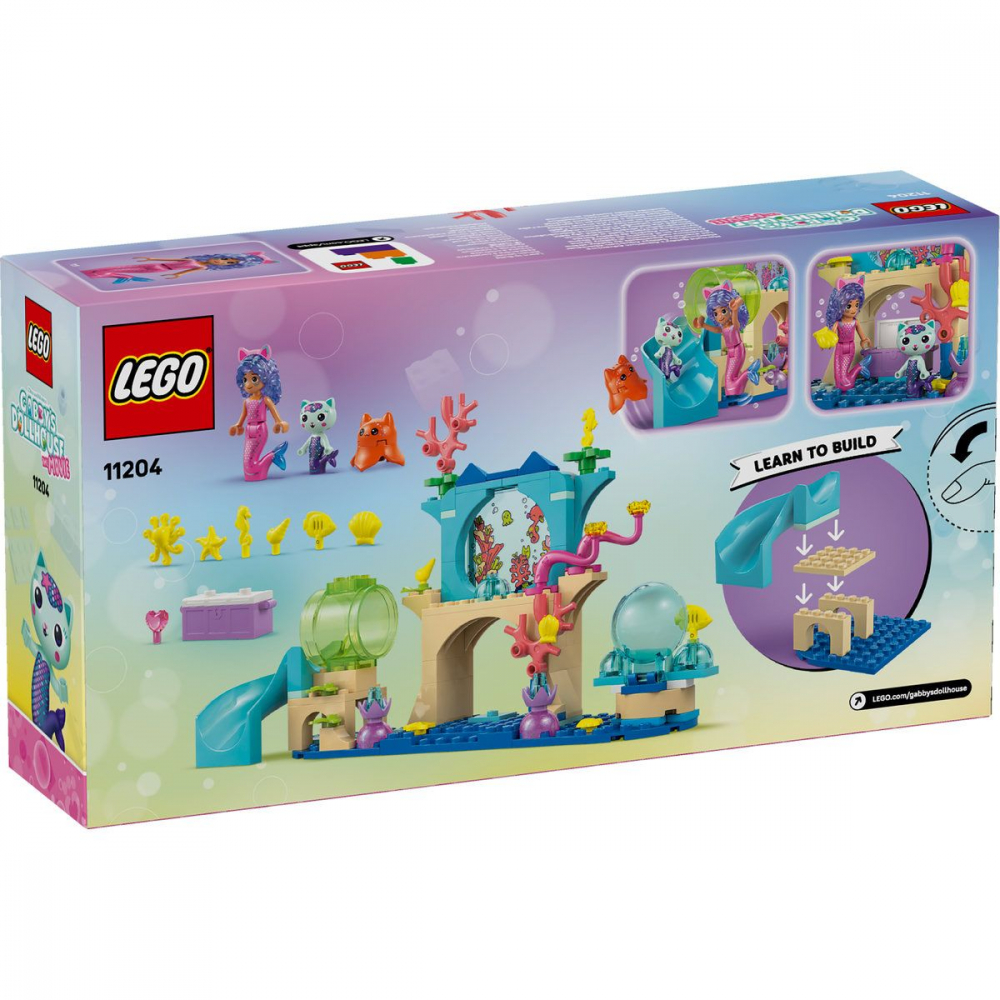LEGO GABBYS DOLLHOUSE FILMUL AVENTURILE IN ACVARIU ALE SIRENEI GABBY 11204 [6]
