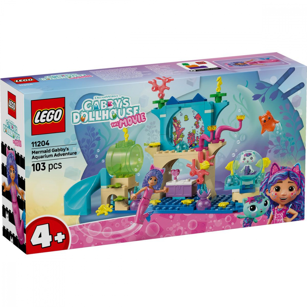 LEGO GABBYS DOLLHOUSE FILMUL AVENTURILE IN ACVARIU ALE SIRENEI GABBY 11204 [1]