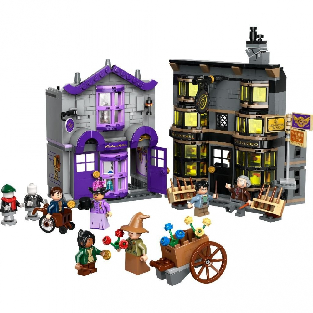 LEGO HARRY POTTER TM OLLIVANDER SI MAGAZINUL DE HAINE AL LUI MADAM MALKIN 76439 [2]