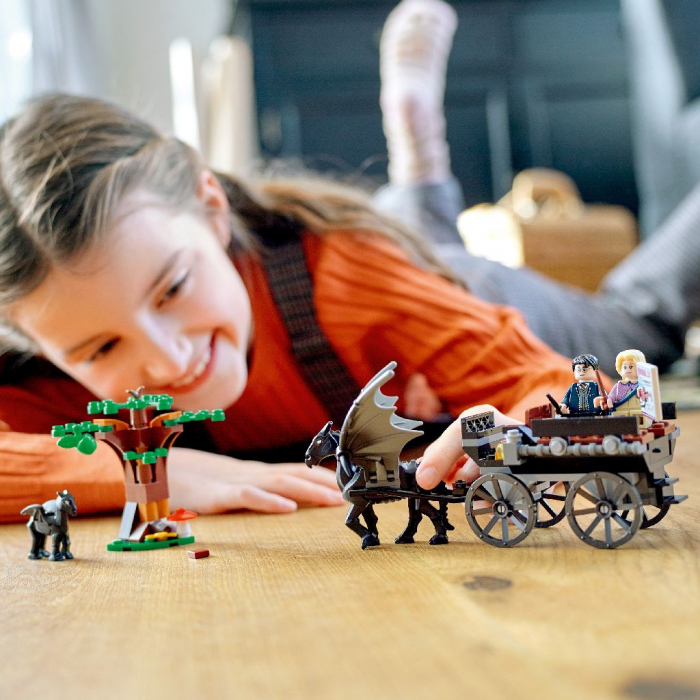 LEGO Harry Potter Trăsura și Caii Thestral de la Hogwarts 76400 [3]