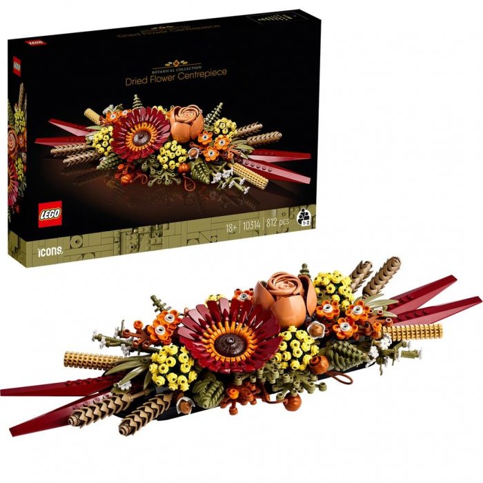 LEGO Icons Ornament din Flori Uscate 10314  [6]