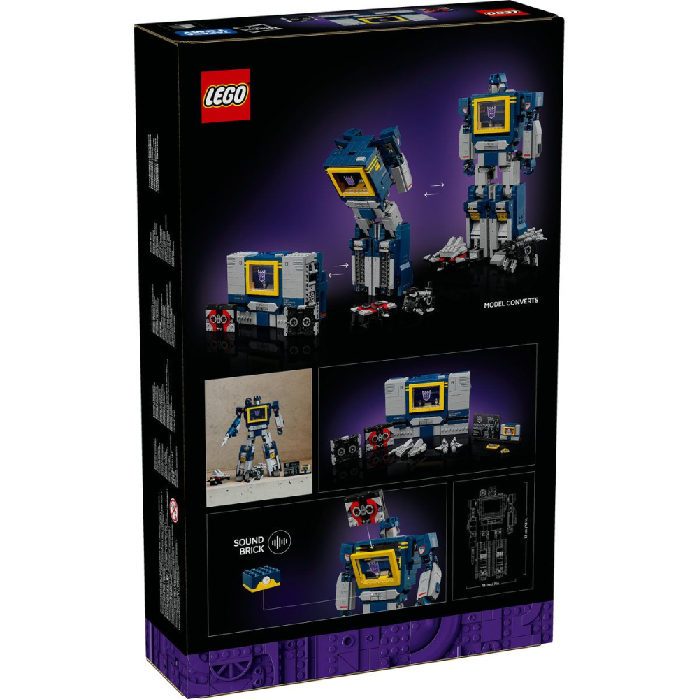 LEGO ICONS TRANSFORMERS SOUNDWAVE 10358 [8]