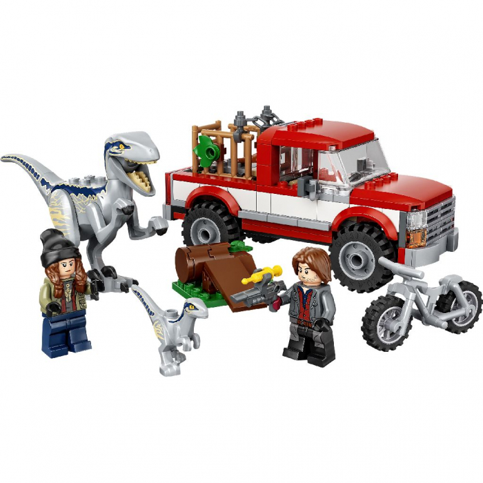 Lego jurassic world capturarea dino velociraptorilor blue si beta 76946 [2]