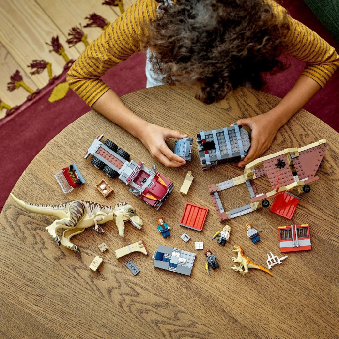 LEGO Jurassic World Evadarea Dinozaurilor T-Rex și Atrociraptor 76948 [4]