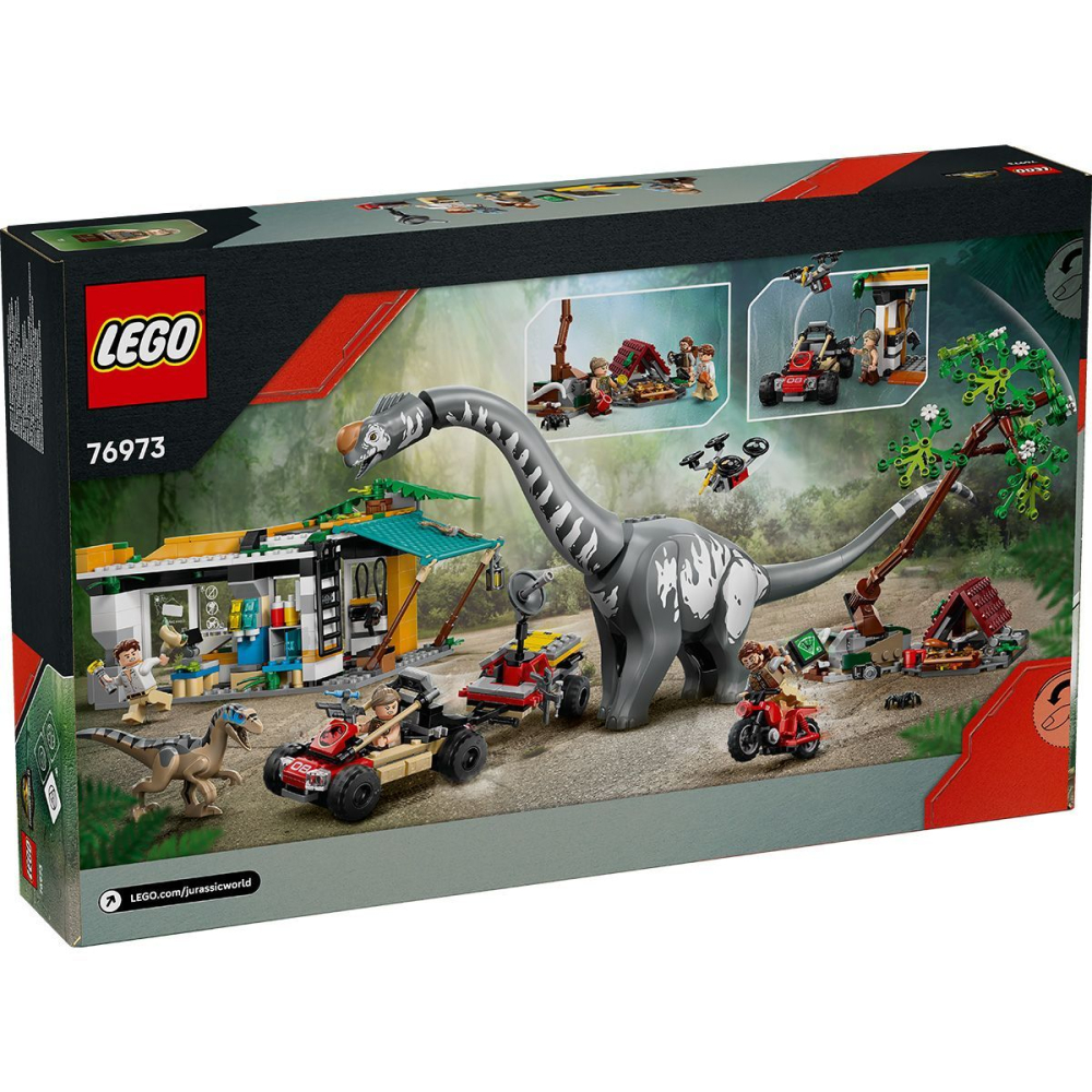 LEGO JURASSIC WORLD RENASTEREA MISIUNE DE URMARIRE A UNUI VELOCIRAPTOR SI A UNUI TITANOSAURUS 76973 [10]