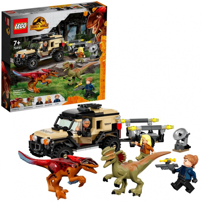 LEGO Jurassic World Transportul de Pyroraptor și Dilophozaur 76951 [5]