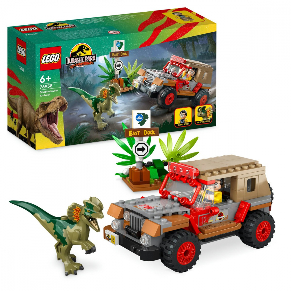 LEGO JURRASIC WORLD AMBUSCADA ASUPRA UNUI DILOPHOSAURUS​ 76958 [6]