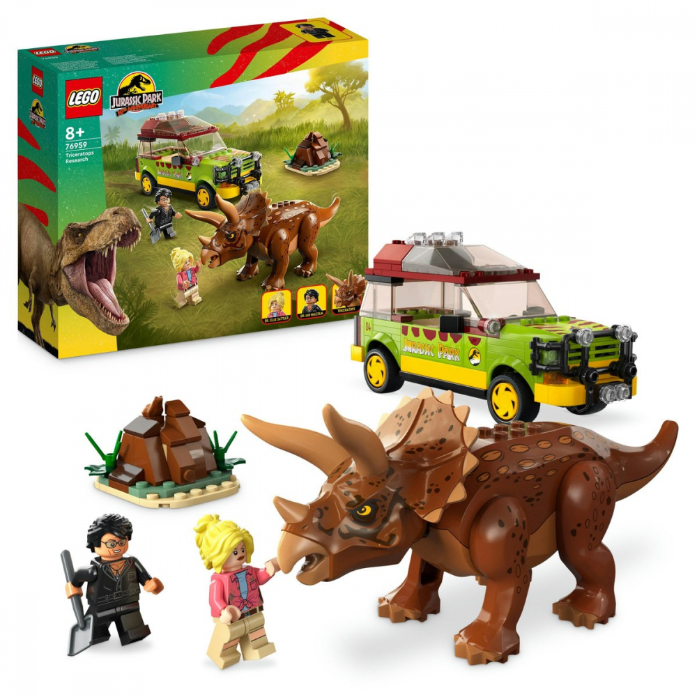 LEGO JURRASIC WORLD CERCETAREA DINOZAURULUI TRICERATOPS 76959 [6]