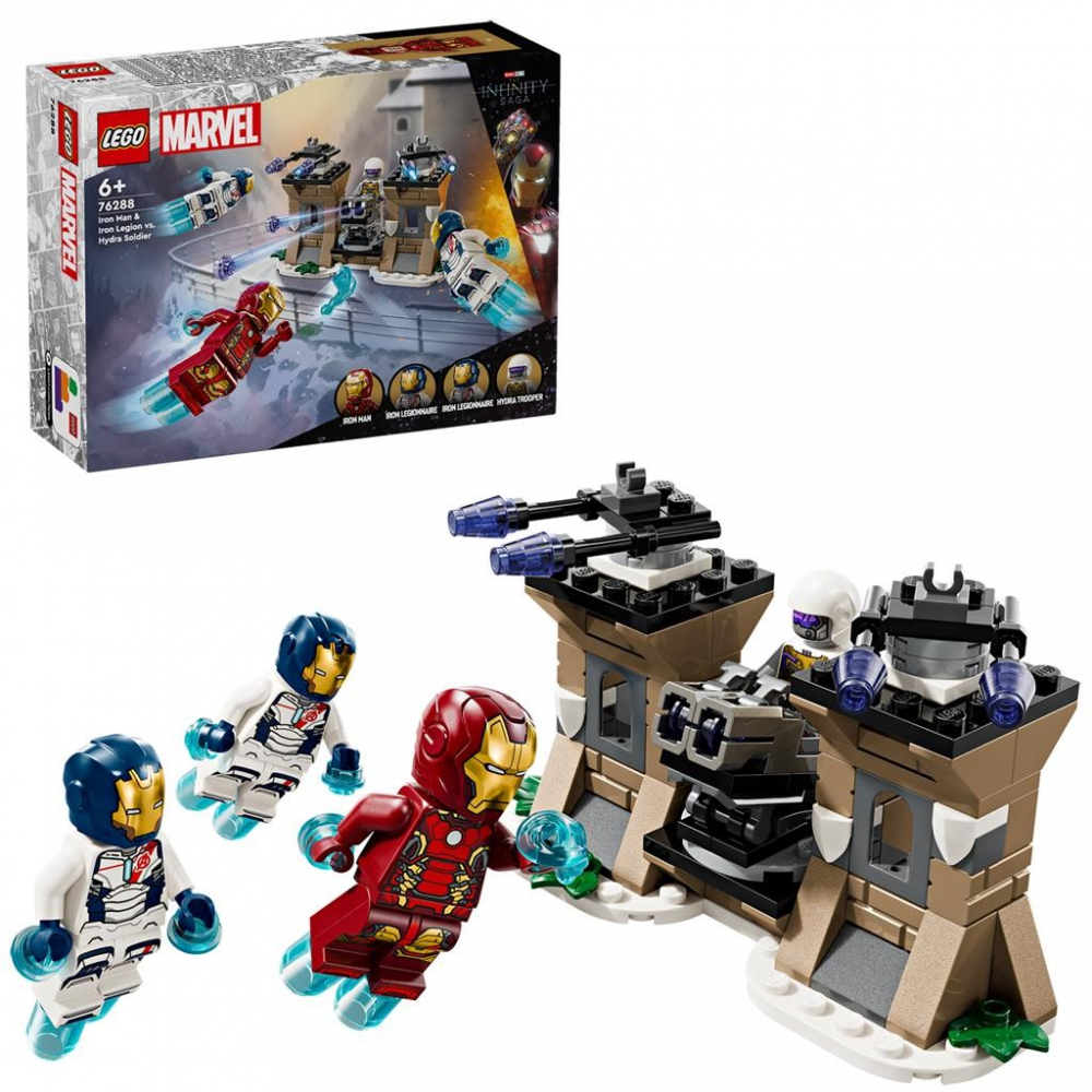 LEGO MARVEL IRON MAN SI LEGIUNEA DE FIER VS SOLDAT HYDRA 76288 [6]