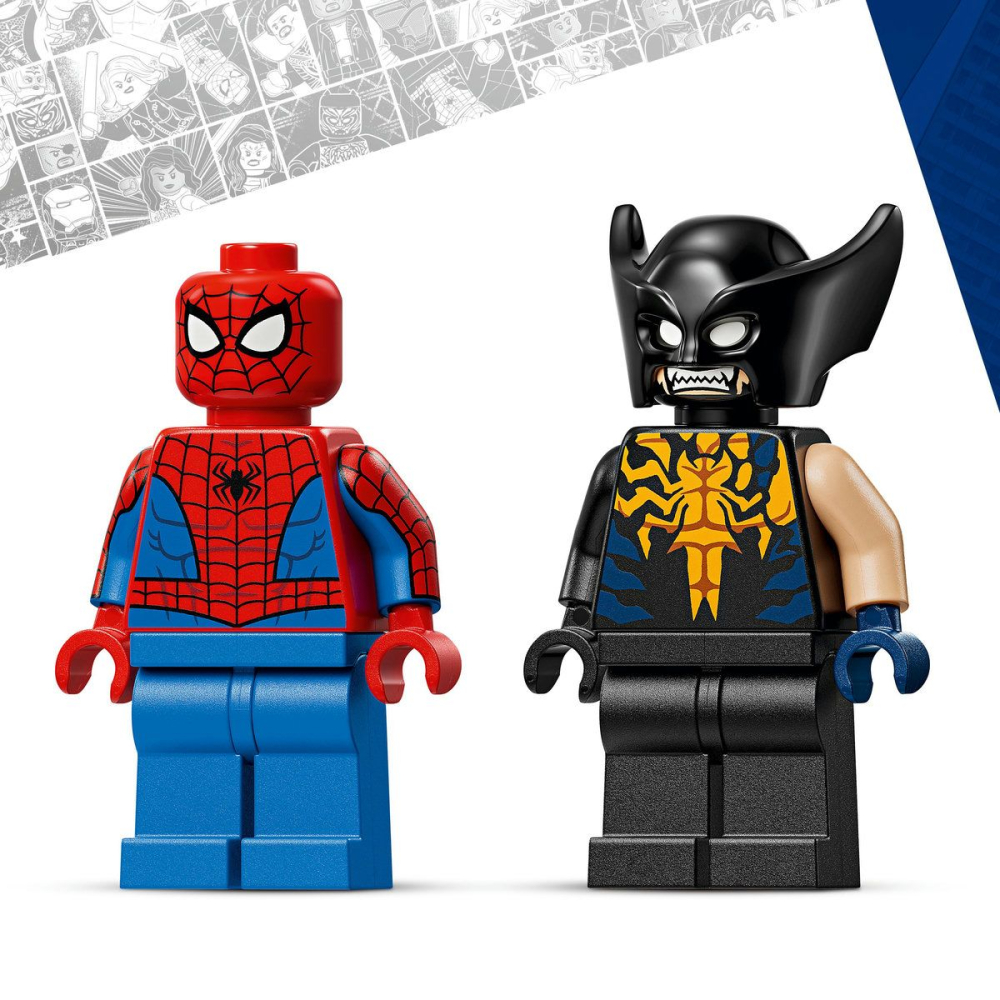 LEGO MARVEL OMUL PAIANJEN IN MASINA VS WOLVERINE VENOMIZAT 76336 [2]