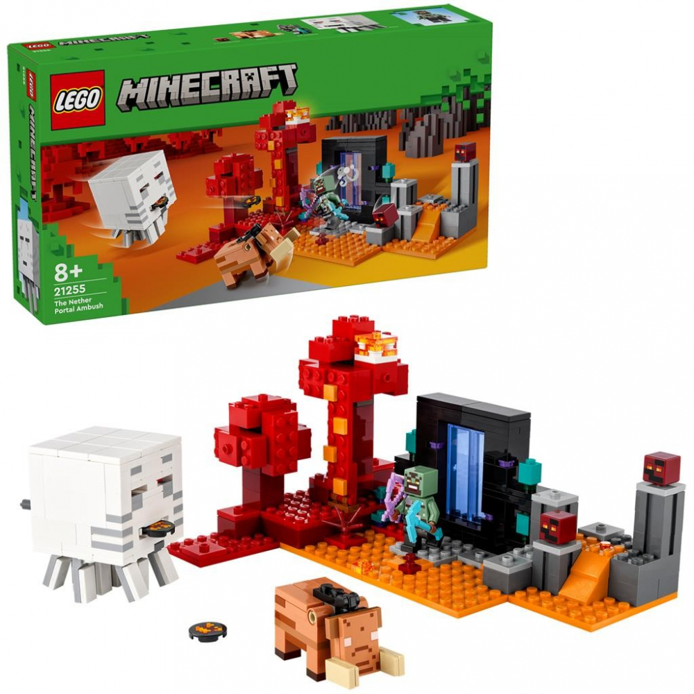 LEGO MINECRAFT AMBUSCADA IN PORTALUL NETHER 21255 [6]