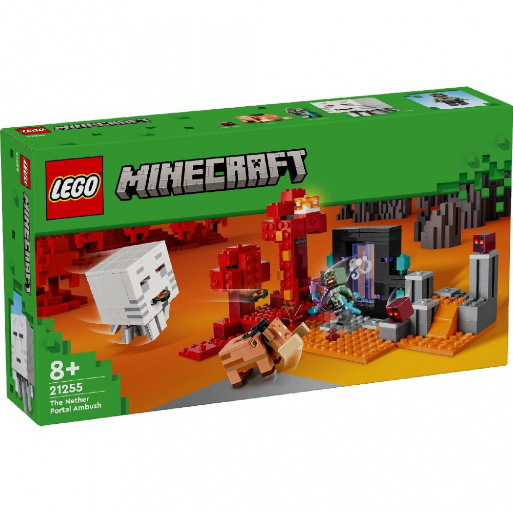 LEGO MINECRAFT AMBUSCADA IN PORTALUL NETHER 21255 [1]