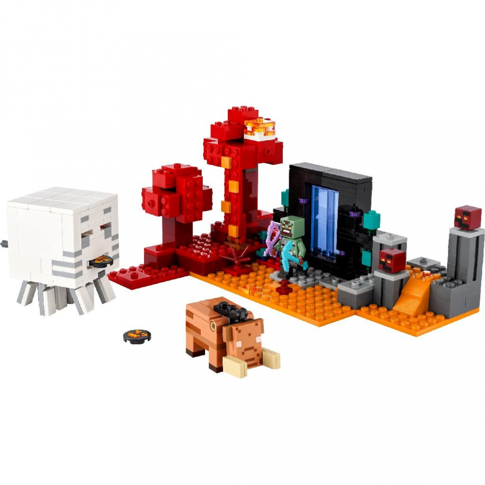 LEGO MINECRAFT AMBUSCADA IN PORTALUL NETHER 21255 [2]