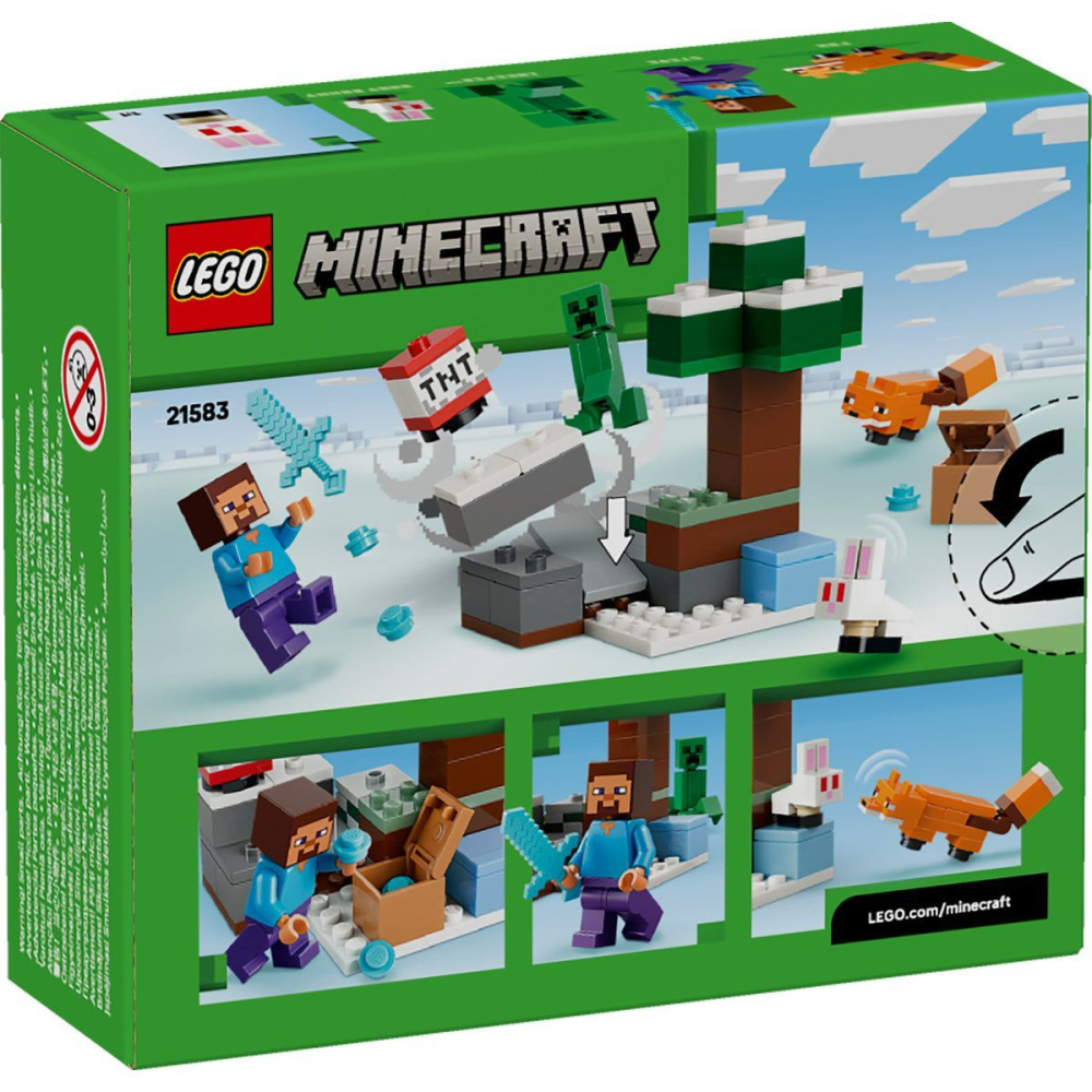 LEGO MINECRAFT AVENTURA DIN TAIGA A LUI STEVE 21583 [8]