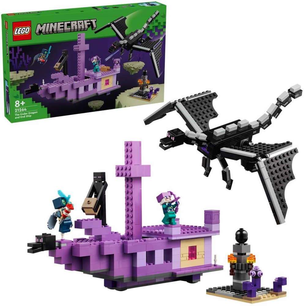 LEGO MINECRAFT DRAGON ENDER SI CORABIA DIN END 21264 [6]
