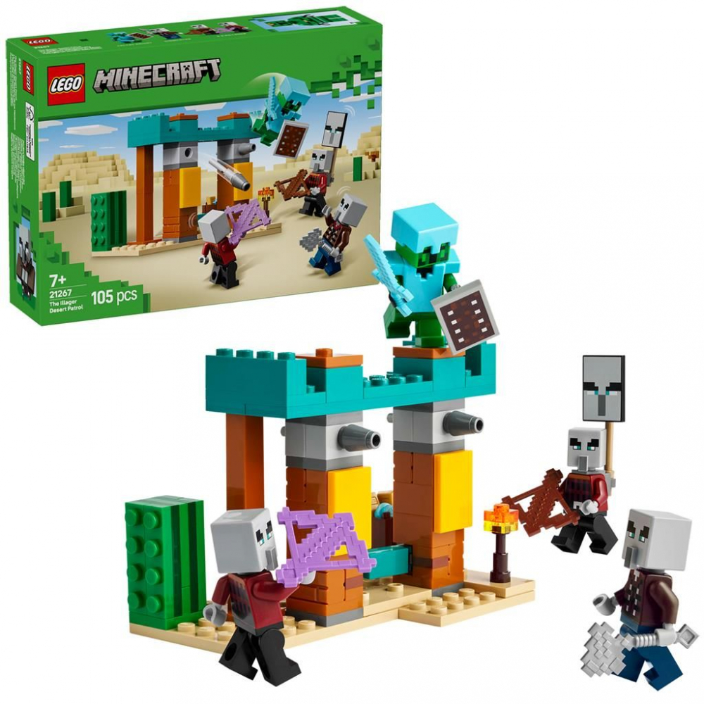 LEGO MINECRAFT PATRULA ILLAGER ÎN DESERT 21267 [6]