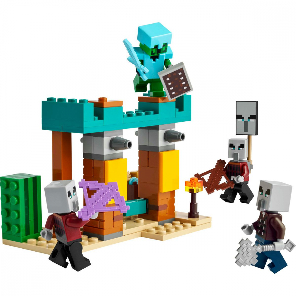 LEGO MINECRAFT PATRULA ILLAGER ÎN DESERT 21267 [2]