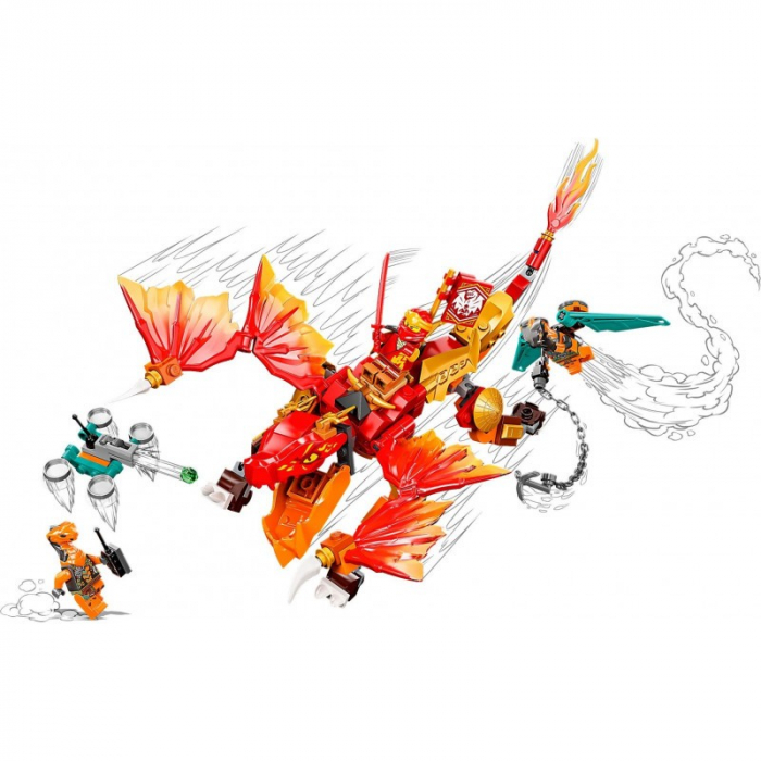 Lego ninjago dragonul evo de foc al lui kai 71762 [3]