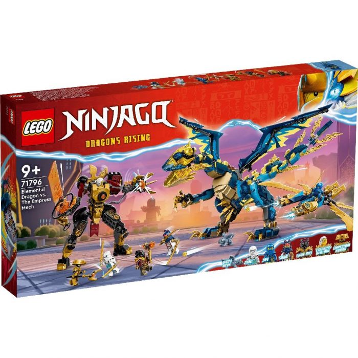 Lego ninjago dragonul stihie vs robotul imparatesei 71796