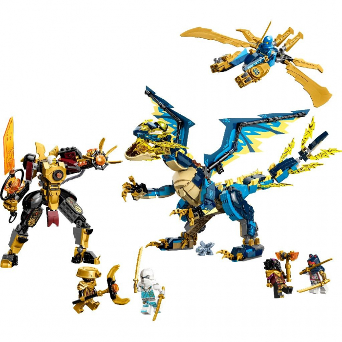 Lego ninjago dragonul stihie vs robotul imparatesei 71796 [2]