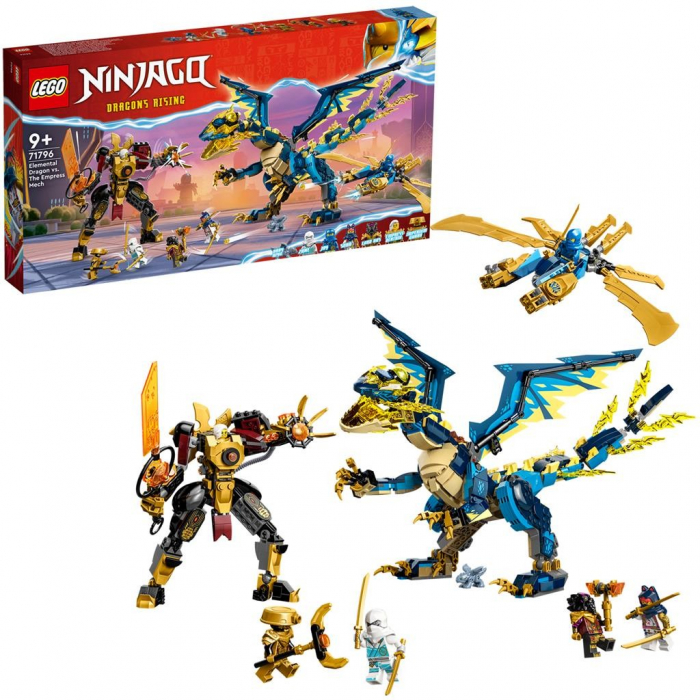 Lego ninjago dragonul stihie vs robotul imparatesei 71796 [6]