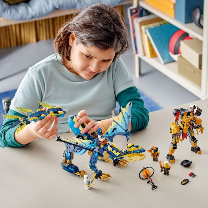 Lego ninjago dragonul stihie vs robotul imparatesei 71796 [3]
