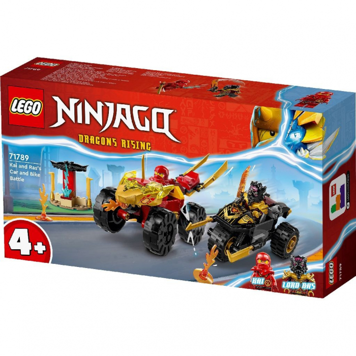 Lego ninjago infruntarea dintre kai a n masina si ras pe motocicleta 71789 [5]