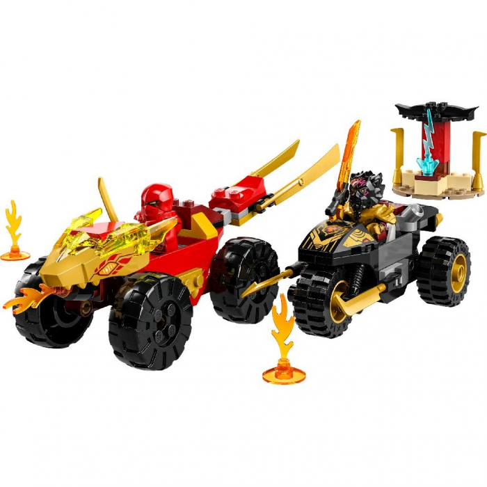 Lego ninjago infruntarea dintre kai a n masina si ras pe motocicleta 71789 [2]