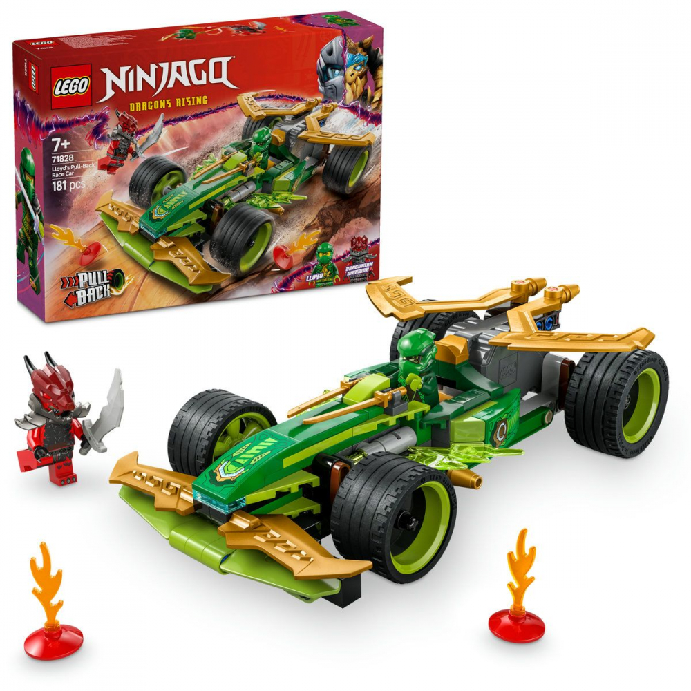 LEGO NINJAGO MASINA DE CURSE PULL-BACK A LUI LLOYD 71828 [6]
