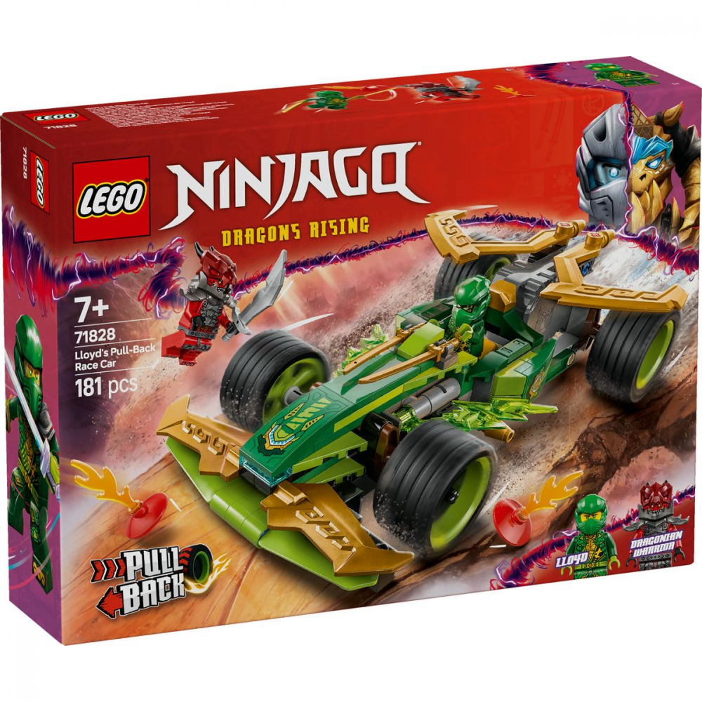LEGO NINJAGO MASINA DE CURSE PULL-BACK A LUI LLOYD 71828 [1]