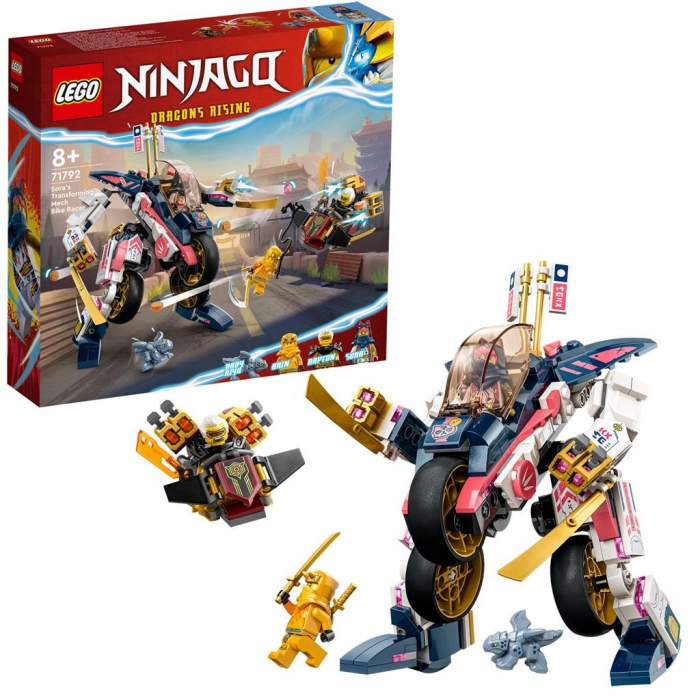 Lego ninjago motocicleta de viteza robot transformator al sorei 71792 [6]