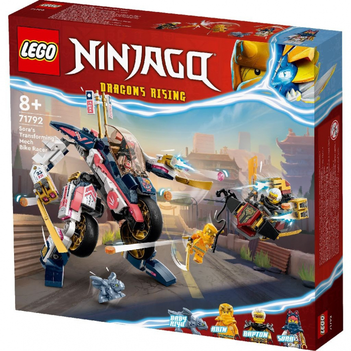Lego ninjago motocicleta de viteza robot transformator al sorei 71792 [5]