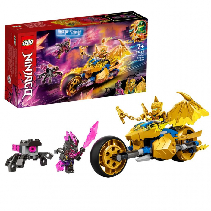 LEGO Ninjago Motocicleta Dragon Aurie a lui Jay 71768  [5]