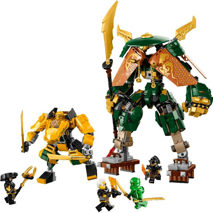 Lego ninjago robotii din echipa ninja a lui lloyd si arin 71794 [2]