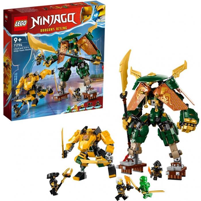 Lego ninjago robotii din echipa ninja a lui lloyd si arin 71794 [6]